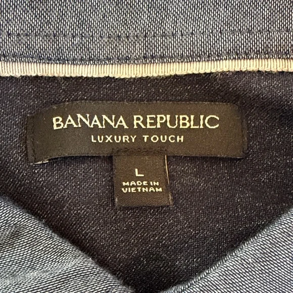 Banana Republic Blue Casual Shirt - Picture 5 of 5